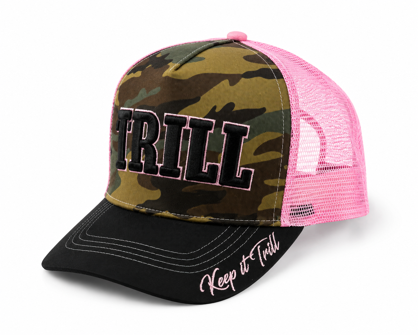 TRILL 'Camo Rosé' Trucker